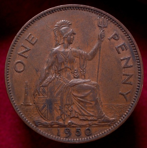 Great britain penny 1950 - penny,