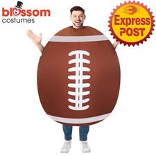 K354 Inflatable American Football Costume Stag Do Sports Fancy Dress Bucks Funny