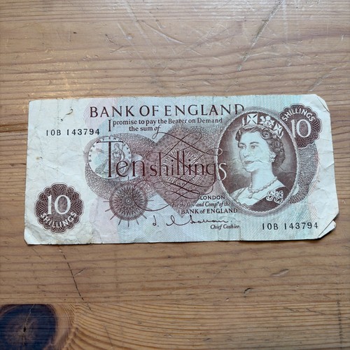 Vintage bank england ten - bank, of