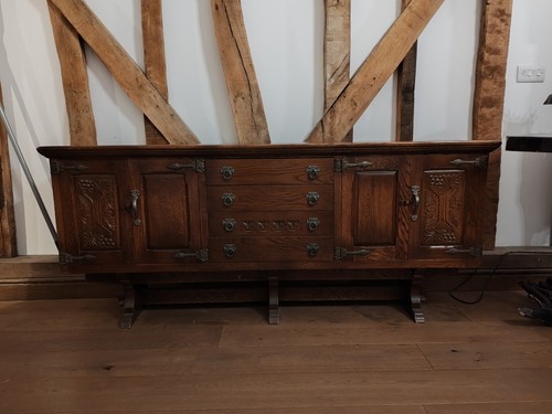 Solid oak sideboard - by, webber