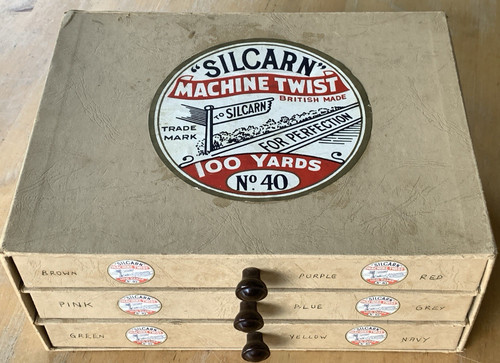 Silcarn thread wooden bobbins