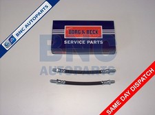 REAR  BRAKE FLEXI HOSE PAIR FORD SIERRA COSWORTH XR4X4 2.8 & 2.9 BORG & BE