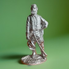WOLF 54mm unpainted metal J.E.B.Stuart - American Civil War Confederate no.WCS01
