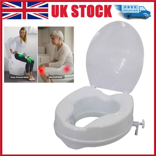 Raised toilet seat - raised, 4"