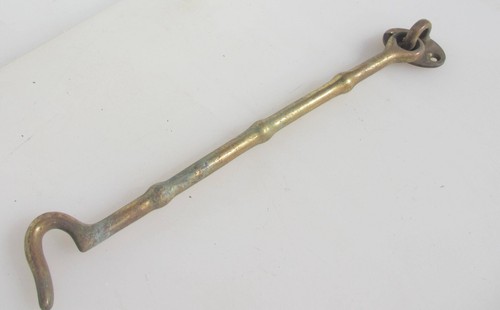 Antique brass door latch lock - antique,