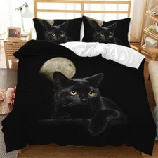 Black Cat Duvet Cover