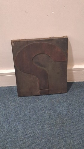 Huge wooden letterpress - huge,
