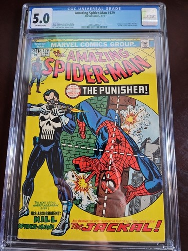 Amazing spider man 129 cgc - spider-man,