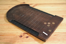 Antique Shove Ha'penny Half Penny Wooden Board Game