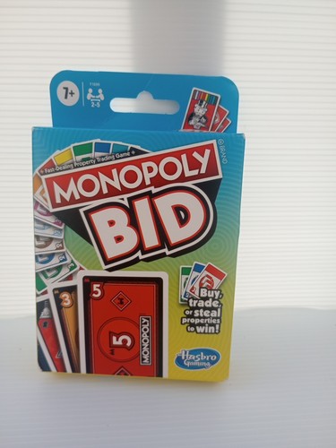 Monopoly bid game - monopoly,