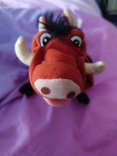 Pumbaa plush soft toy from Disney's "The Lion King", made perfect for cuddling.