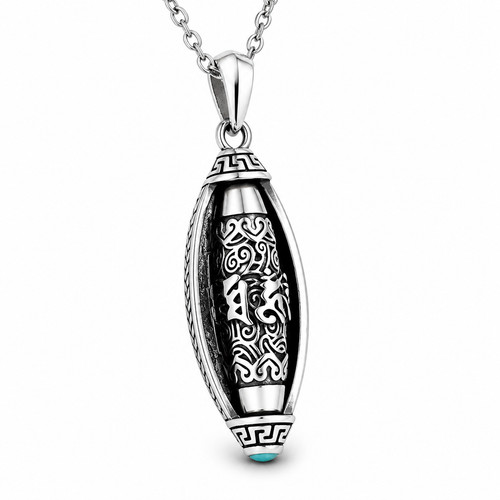 Mantra pendant necklace - mantra,