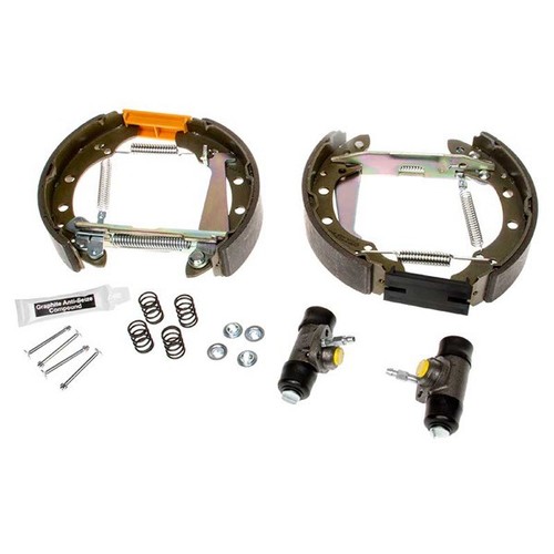 Brake shoe set rear fits - set,