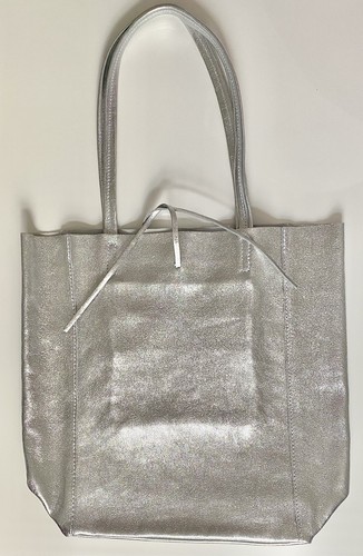 Silver metallic soft italian - silver,