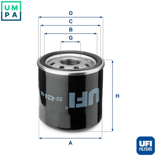 Oil filter 424 for - oil,