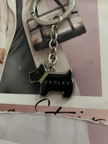 Radley black metal dog tag - dog, /