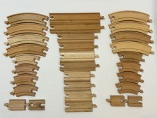 Wooden Train Track Set Of X30