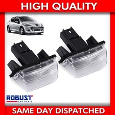 2X FOR CITROEN C3 C4 C5 PEUGEOT 206 207 306 307 REAR NUMBER PLATE LIGHT 6340.A3