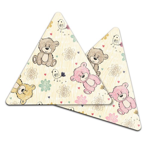 Triangle coaster cute - -,
