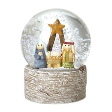 Nativity Scene Christmas Snow