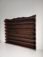 1x Antique Wooden Scallop Edge