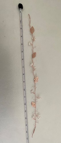 Slim rose gold bridal hair - slim,