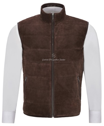 Men quilted leather - men's,