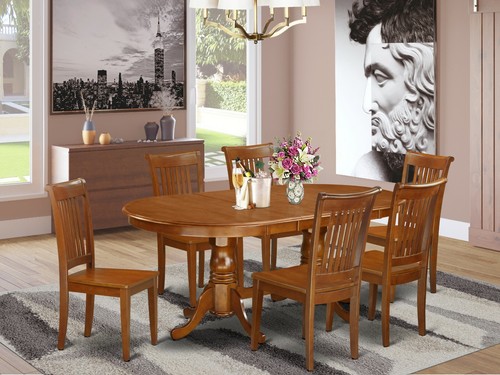 7pc set oval pedestal kitchen