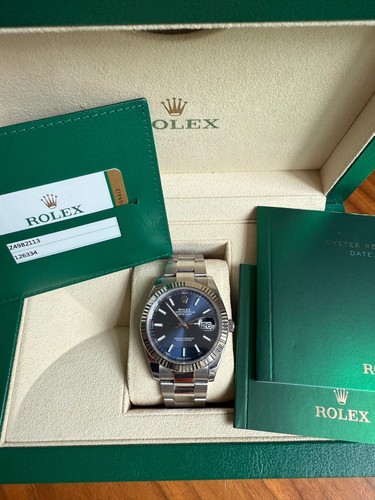 Rolex datejust 126334 blue - 126334,