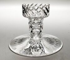 Vintage Stuart & Sons Cut Crystal Candle Holder