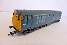 OO Gauge Lima Renumbered Class 31 BR Blue 5862. Fine Scale Wheels. Unboxed