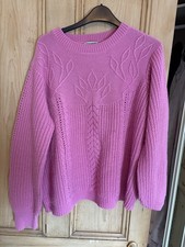 14% Wool Jumper. Pink. Damart