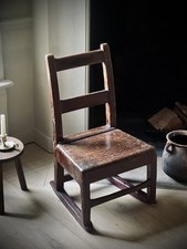 Antique Welsh Chair - 18th Century - Spindle / Rocking / Fireside