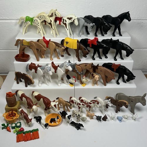 Playmobil farm horse - playmobil, stable
