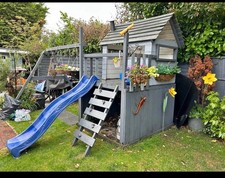 Wickey Kids playhouse 2x Swings and Slide