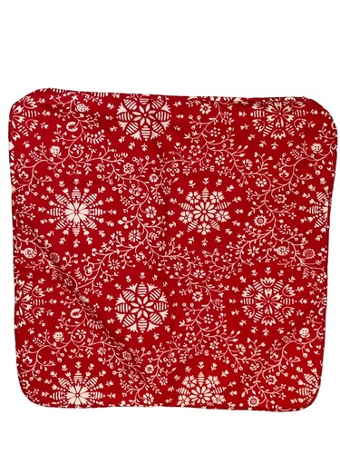 Ikea alvine red white pillow - red,
