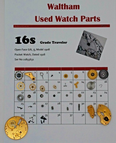 Waltham used parts model - 16,,