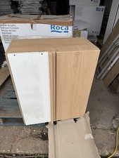 Symphony Virginia Walnut 500mm Corner Wall Unit Left Hand Blank