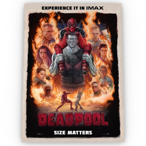 Deadpool movie poster - poster, satin