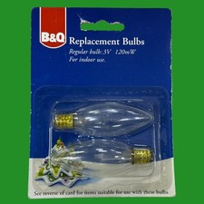 2x 3V B&Q Replacement E10 MES