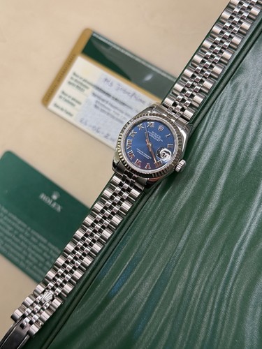 Rolex datejust blue roman - 26,