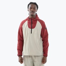 PEACEFUL HOOLIGAN - Supersonic Jacket - Stone / Dark Red