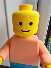 Large Lego Man Novelty Toilet Roll Holder With EasyMount