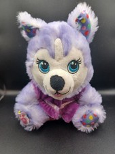 Build a Bear Purple Husky Pup