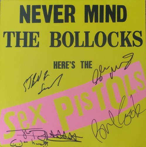 Sex pistols fully - signed, never