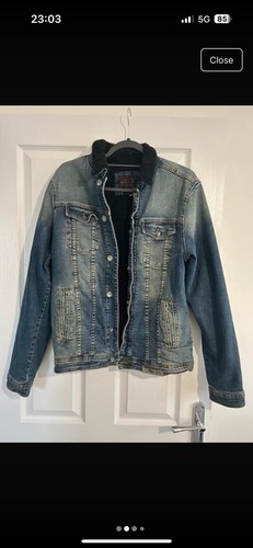Zara mens size l - l, stonewash