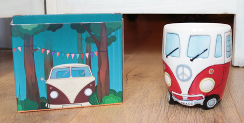Red volkswagen bus camper - red,