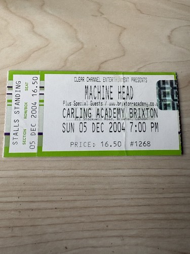 Machine head brixton academy - machine,