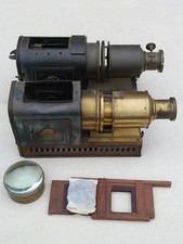 2 x Antique Magic Lantern