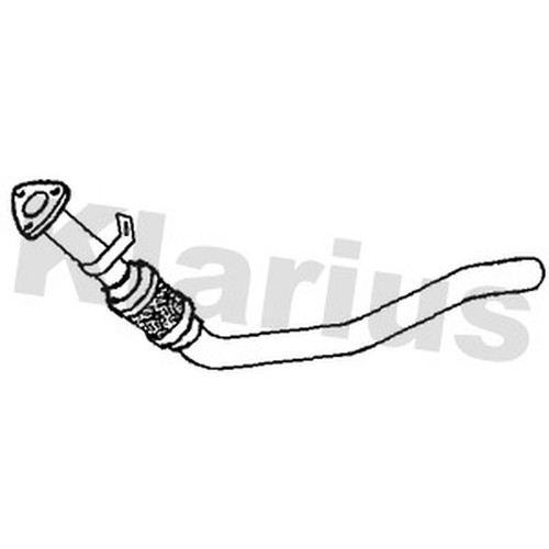 Front exhaust pipe for audi - pipe,